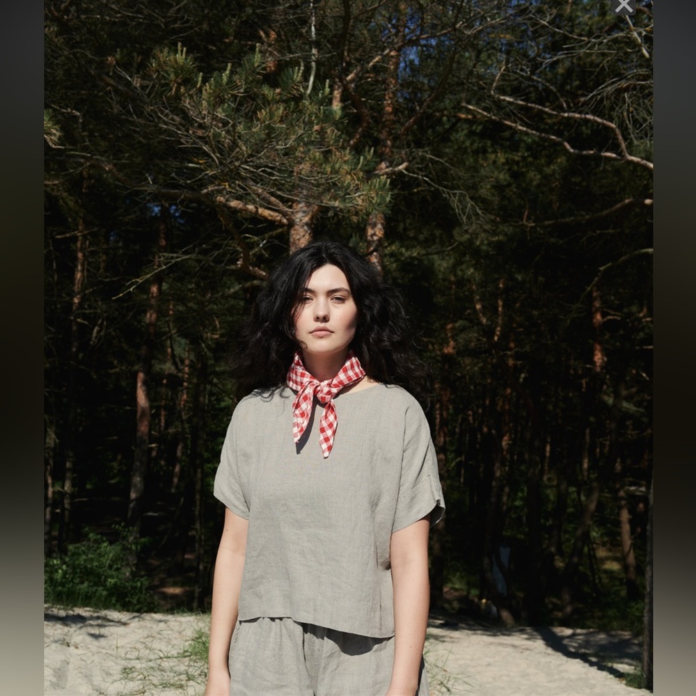 linenfox mona top